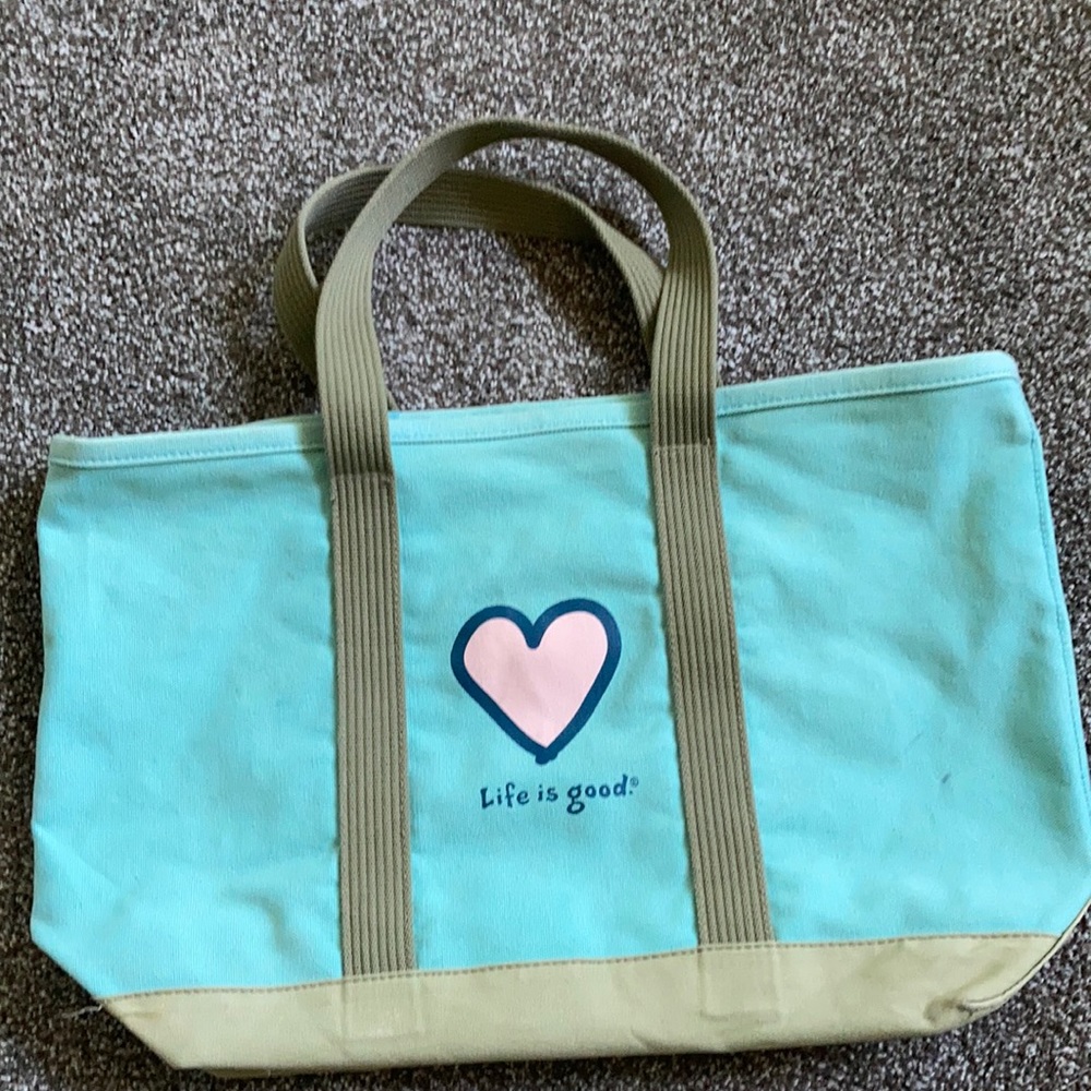 Life is Good tote bag